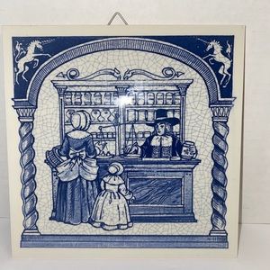 Pill Tile By Delft Holland for Burroughs Welcome